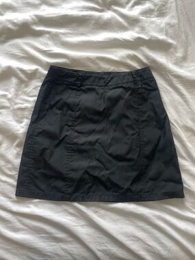 Prada nylon Black Mini Skirt